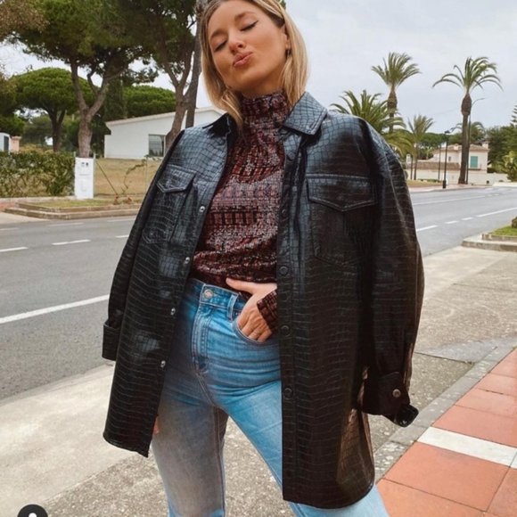 ZARA SEQUIN TOP & PANT SET - Size XS & S . Color - Red, Orange, Brown - Picture 16 of 16